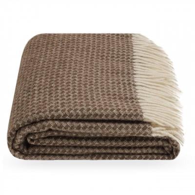 Плед комфорт 140x200 см Коричневый