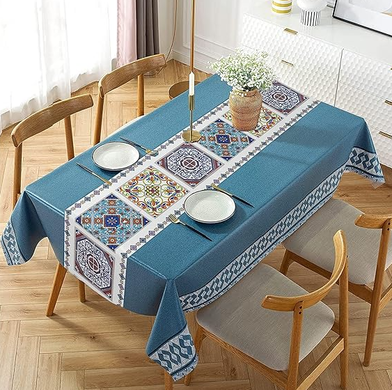 Скатерть на стол C00151-3 с абстракцией водоотталкивающая с полимерной пропиткой 140x180 см (C00151-3) Скатерть на стол C00151-3 с абстракцией водоотталкивающая с полимерной пропиткой 140x180 см (C00151-3)