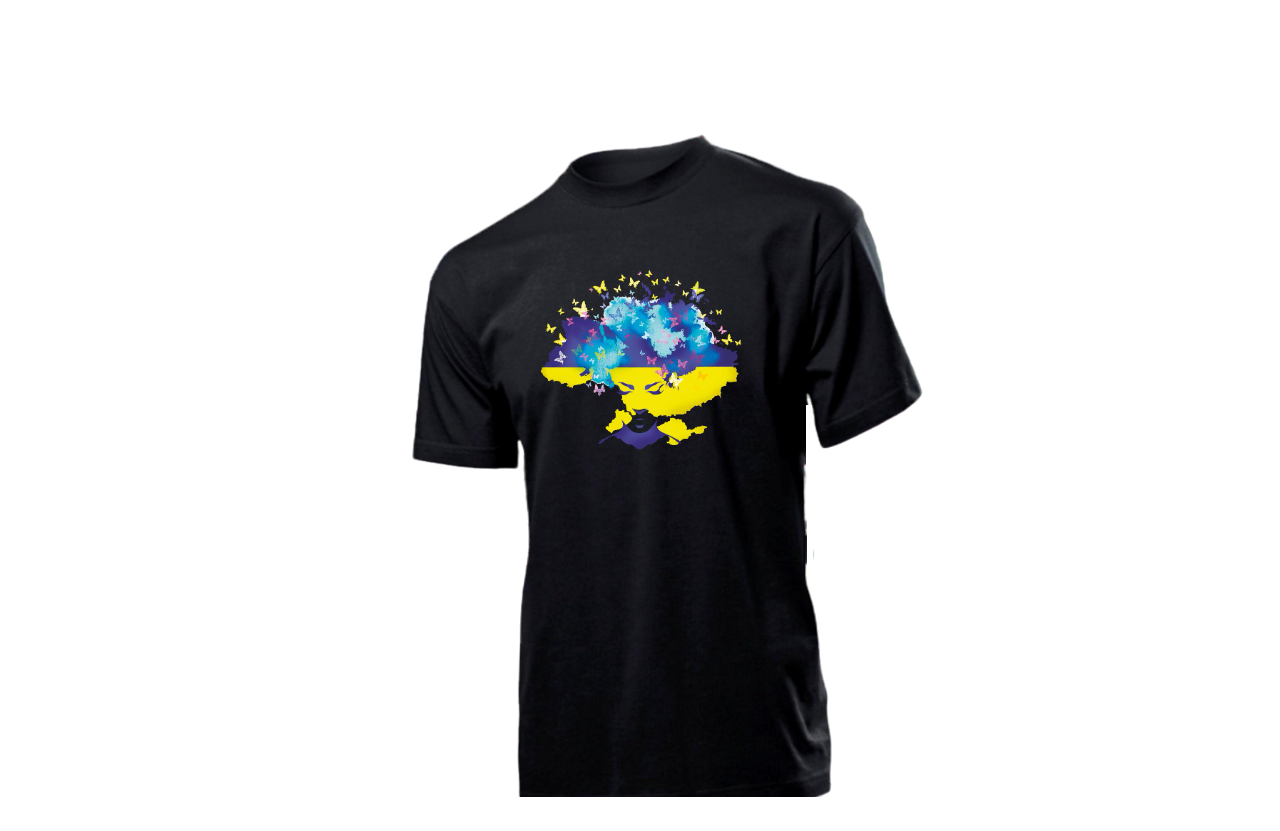 Футболка дитяча з принтом Magic Print K1 11-12 років 146-158 см Чорний