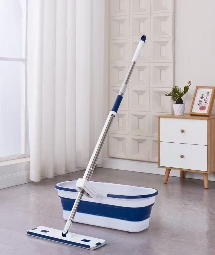 Швабра с отжимом Hands Free Mop и складным ведром