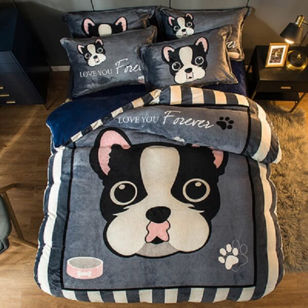 Плюшевое постельное белье Homytex евро размер Perfect 2