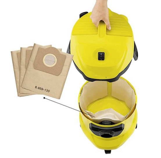 Мешки для пылесоса Kärcher 6.959-130.0 A 2201 WD3 5 шт. (430) - фото 6 Мешки для пылесоса Kärcher 6.959-130.0 A 2201 WD3 5 шт. (430) - фото 6