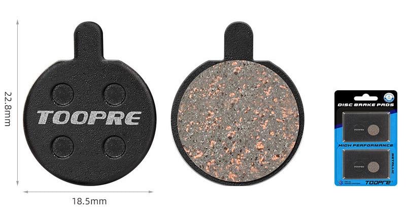 Гальма велосипедні Toopre TP-11C 22,8х18,5 мм 2 пари 4 шт. (8101) - фото 2 Гальма велосипедні Toopre TP-11C 22,8х18,5 мм 2 пари 4 шт. (8101) - фото 2