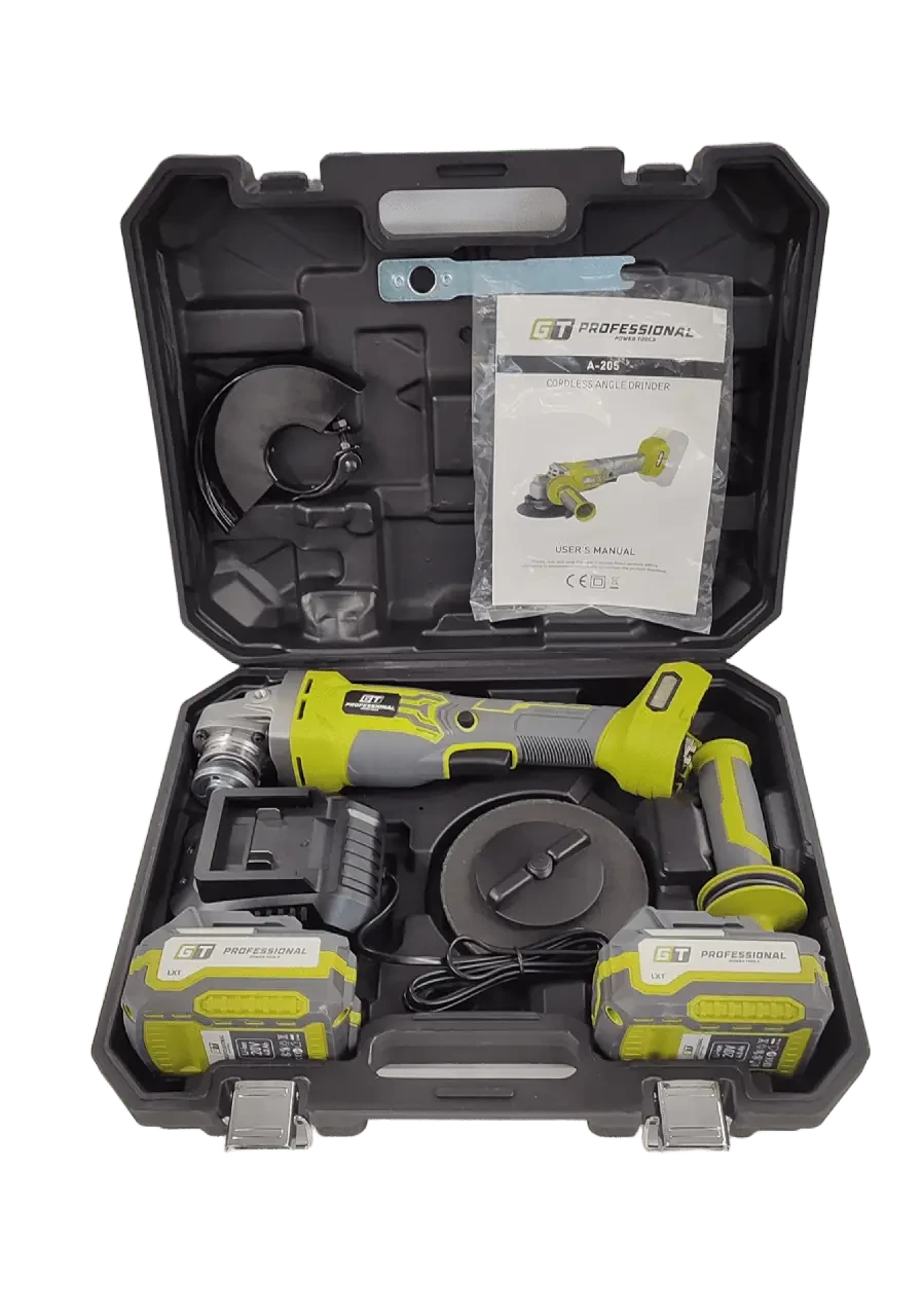 Болгарка акумуляторна GT А-205 21 В 125 мм (27563422)