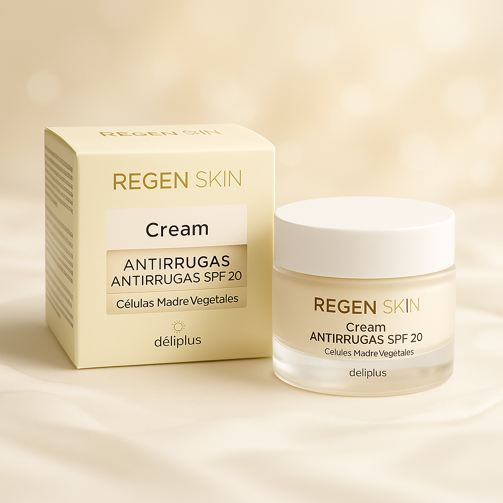 Крем дневной антивозрастной SPF 20 Antiarrugas Regen Skin Deliplus 50 мл