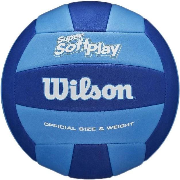 М'яч волейбольний Wilson SUPER SOFT PLAY OF WV4006001XBOF Royal/Navy