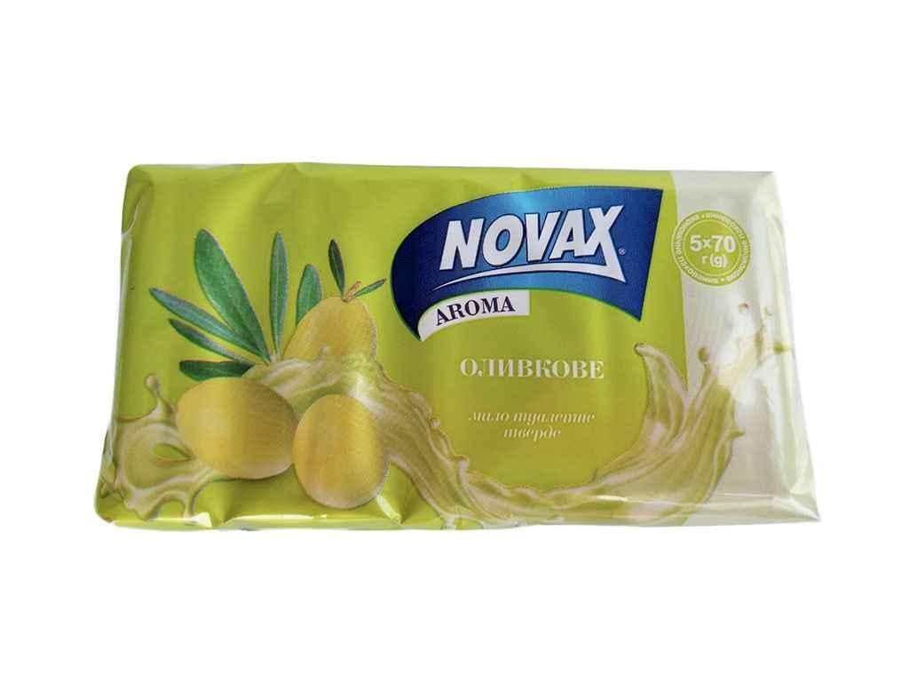 Мило Novax екопак Aroma Оливкове 5 шт. 70 г (949137)