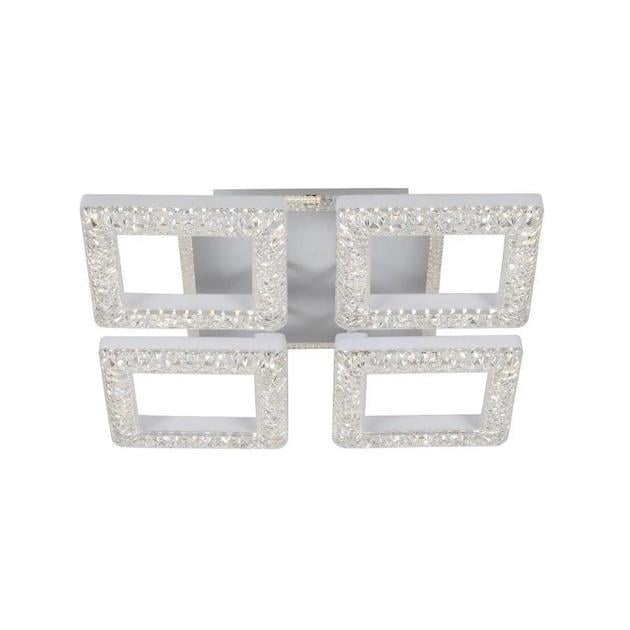 LED-люстра стельова Valeso з пультом квадрат 3000/6500K IP20 G 2725/4 WT 106W Білий (28685697)