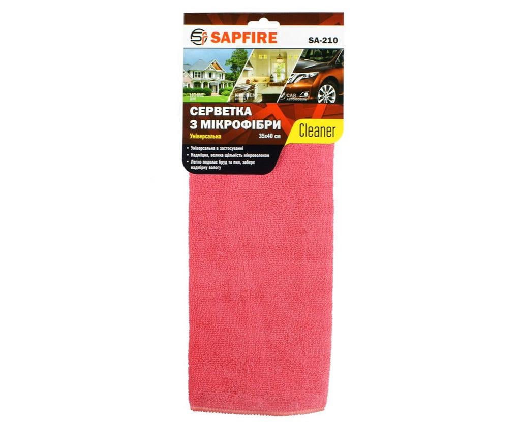 Салфетки универсальные Sapfire Cleaner SA-210 35х40 см Красный (88672)
