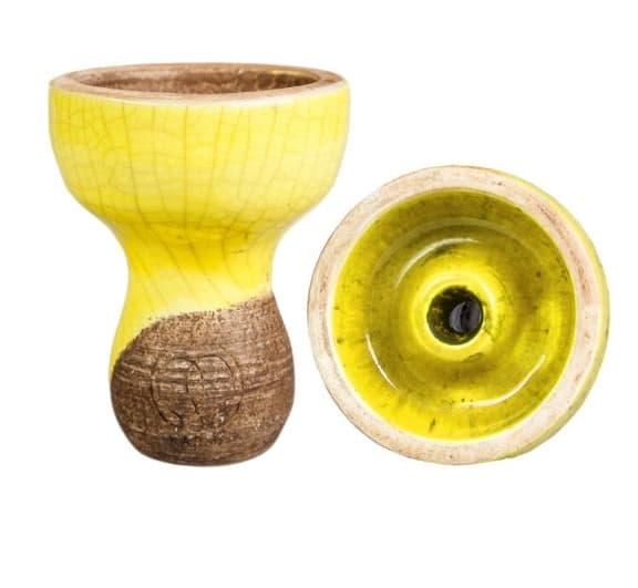 Чаша для кальяна Karma Phunell Glaze Yellow (10137)