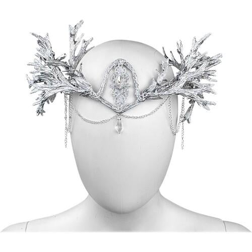 Тиара Тайра зимняя SETA Decor (22-399SL-WT)