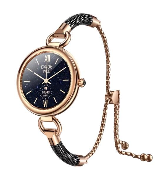 Смарт годинник Жіночий Золотисто-чорний