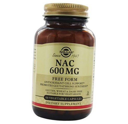 Витамины Solgar Ацетилцистеин NAC 600 мг 60 вег. капс. (70313010)