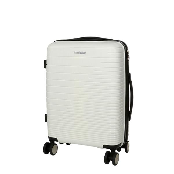 Чемодан для ручной клади Snowball 33703 маленький 36 л Белый (33703-S-White) - фото 1