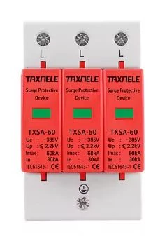 Устройство защиты от перенапряжений TAXNELE AC SPD Din-рейка 60ka 3p 385v