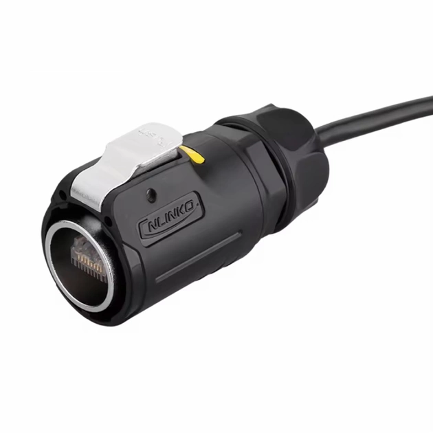 Герметичный разъем Cnlinko RJ-45 LP-24-C/RJ45/015/PE-41-001 штекер (57030)