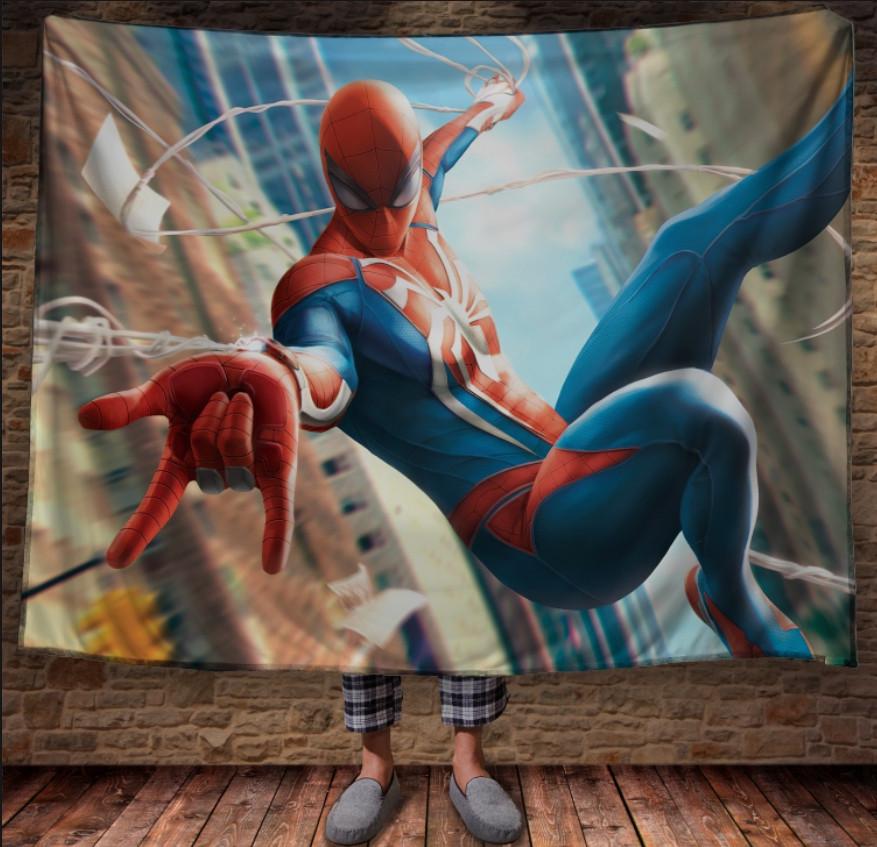 Плед з 3D принтом Людина Павук Spiderman 150x200 см (epi_1155)