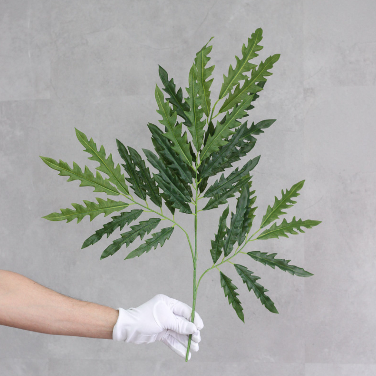 Искусственная ветвь Филодендрона 70 см Латекс (2559012479)