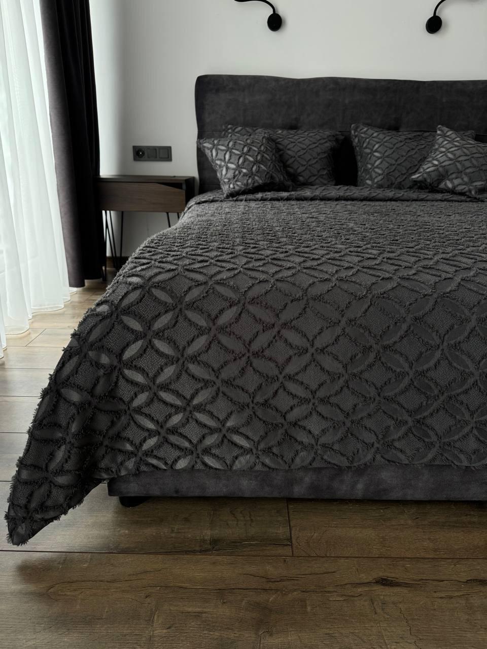 Покрывало Фрея 140x250 см Графитовый (21621-10-140x250cm) - фото 10