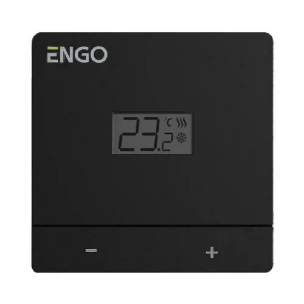 Термостат добовий Engo EASY-230B дротовий Чорний (22824106)