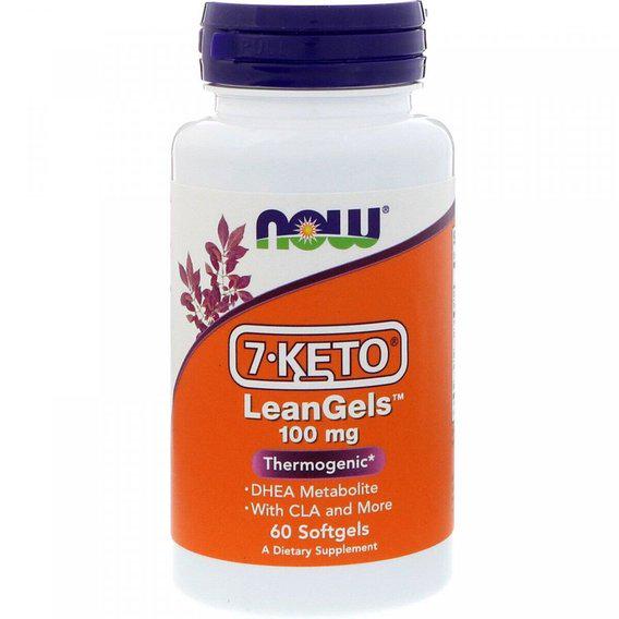 ДГЕА NOW Foods 7-Keto LeanGels Thermogenetic 100 мг 60 Softgels