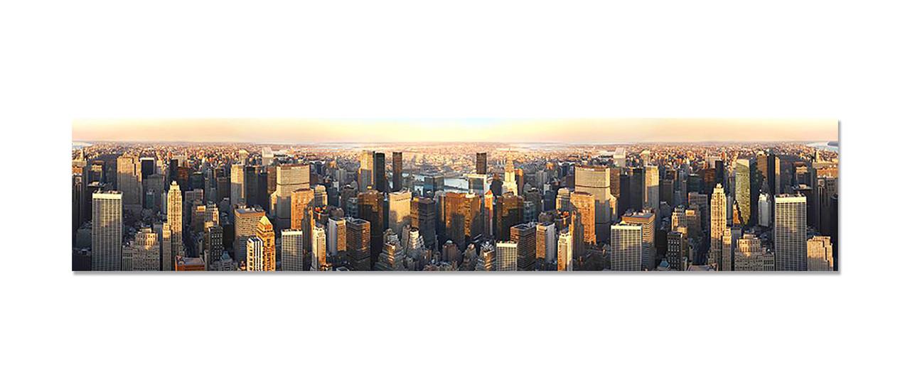 Наклейка виниловая на кухню Zatarga Утро/Небоскребы 600х3000 мм (1274515408)