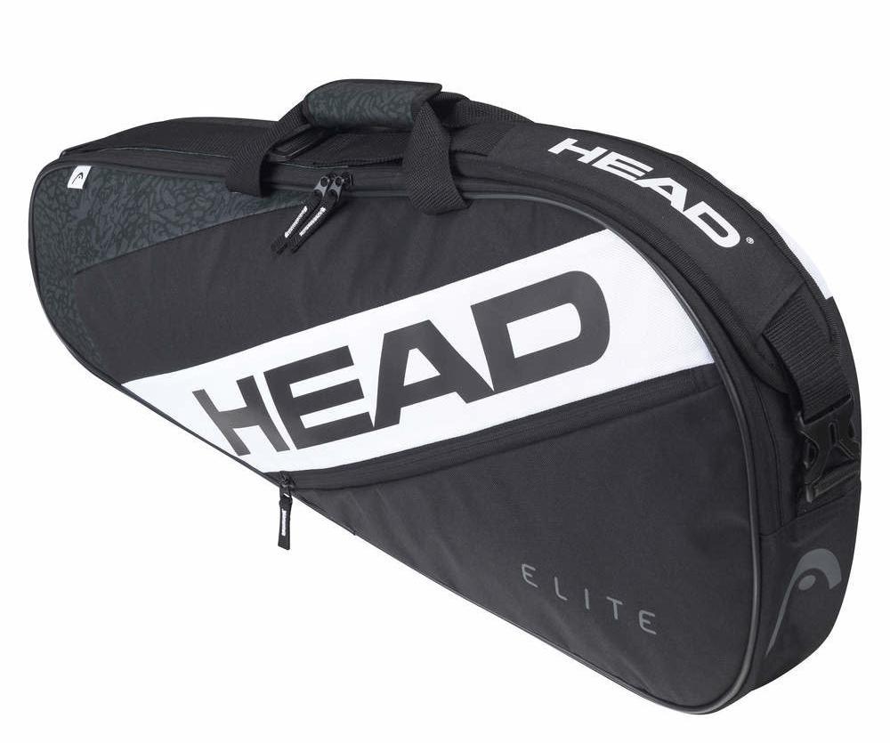 Чохол тенісний Head ELITE 3R PRO BKWH Чорний/Білий (283-652B)