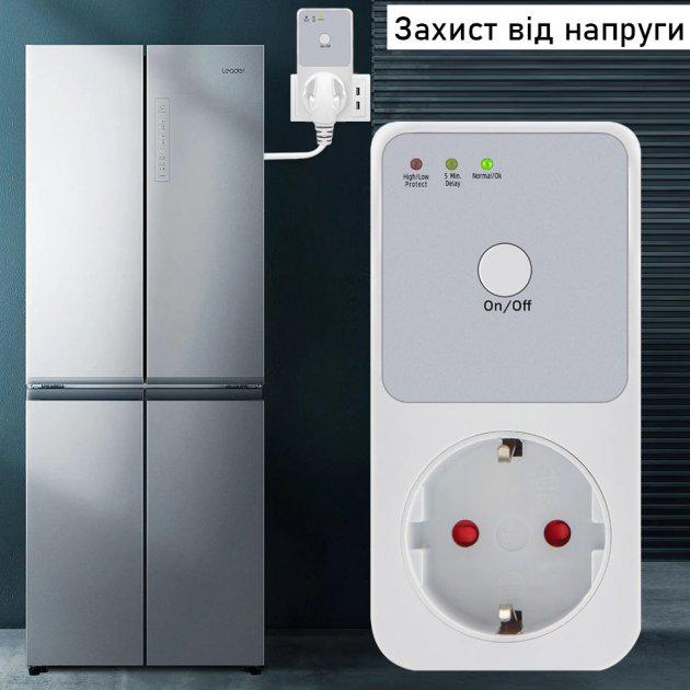 Захисне реле напруги розеточне CHYT 170/260 В IP65 (HLP01) - фото 5