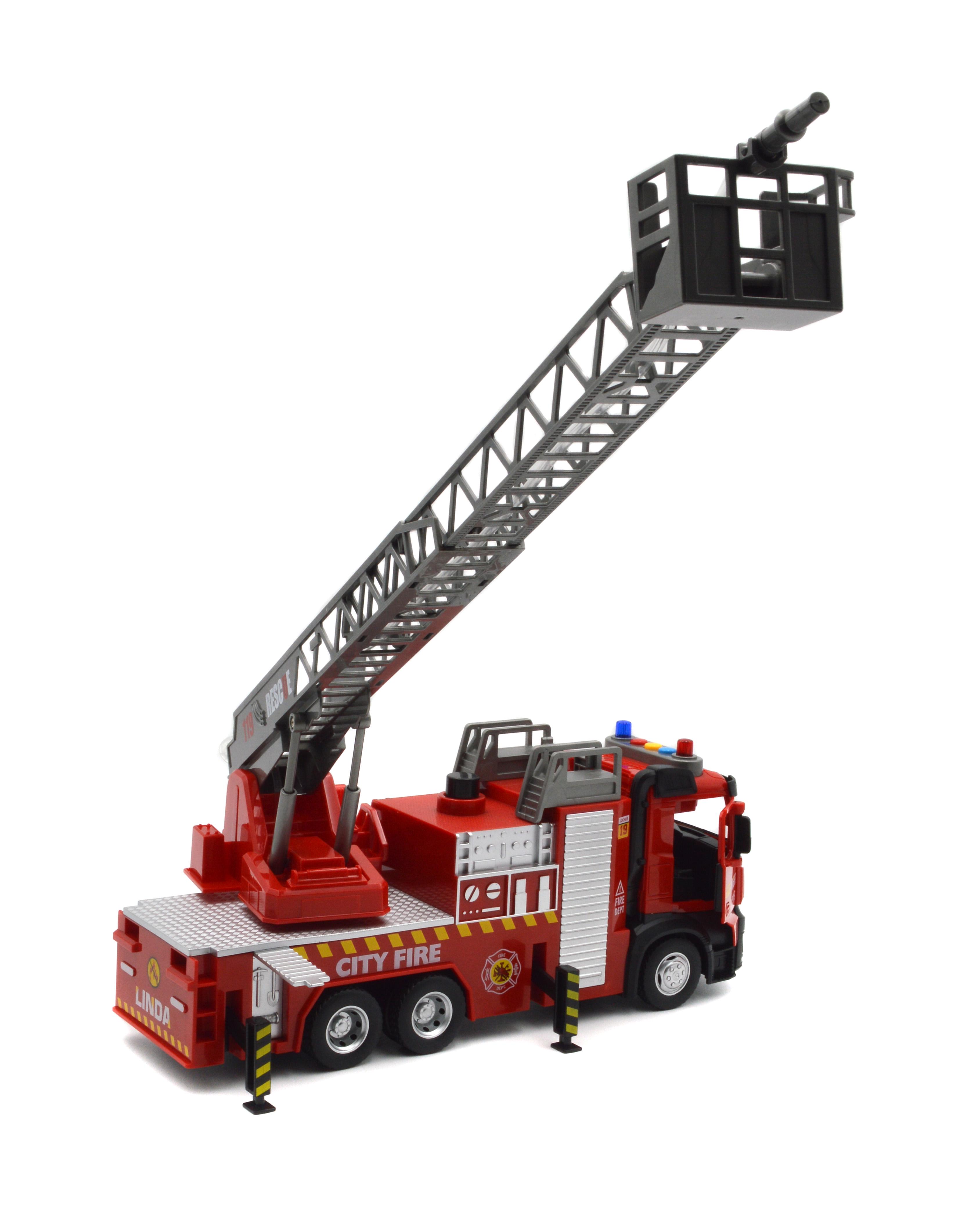 Пожарная машина 8181-1 инерция/звук/свет (8181-1) - фото 5 Пожарная машина 8181-1 инерция/звук/свет (8181-1) - фото 5