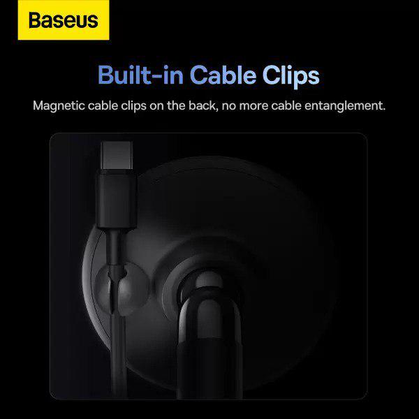 Автотримач для телефону BASEUS C01 Magnetic Phone Holder Black (SUCC000001) - фото 12