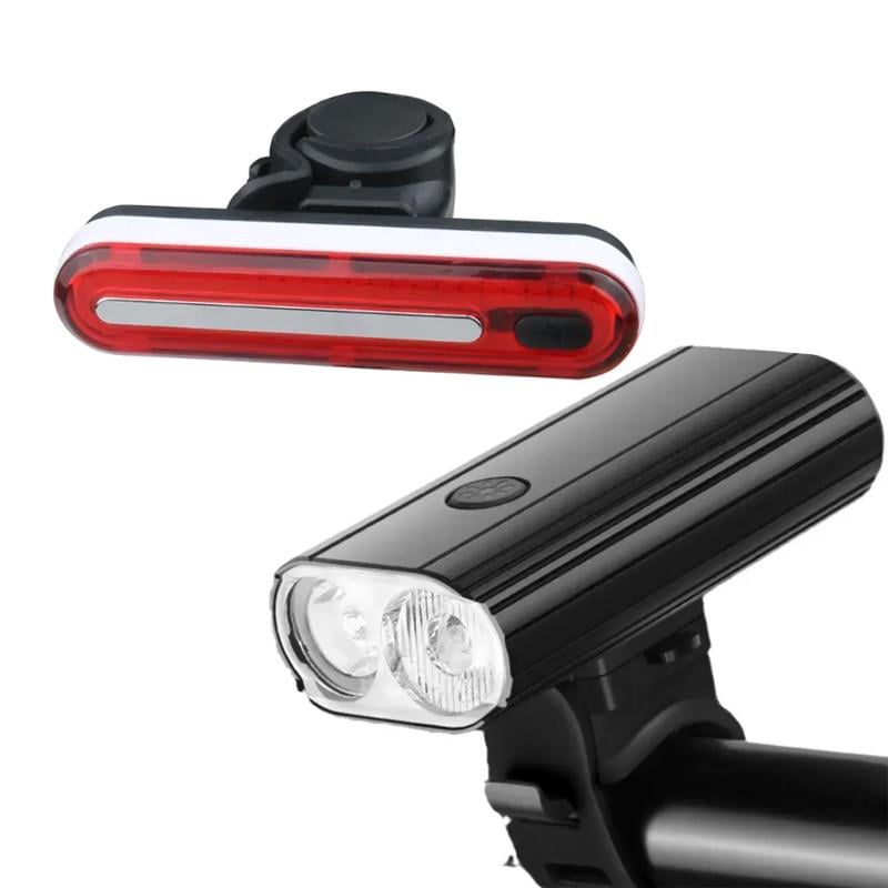 Набір яскравих велоліхтарів Передня фара 4400 mAh та задній стоп BC-TL5522 червоне світло 50 LED