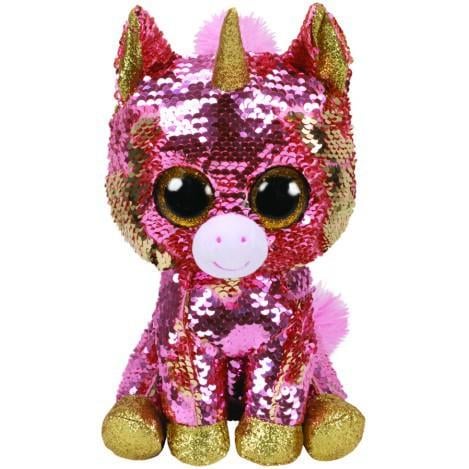 М'яка іграшка TY Flippables єдиноріг Sunset 25 см Рожевий (36782)