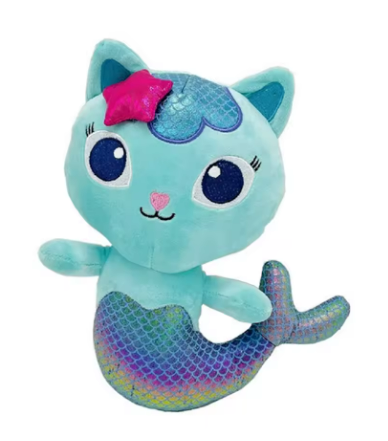 Мягкая игрушка детская кошка русалка Волшебный домик Габби 25 см (300013)