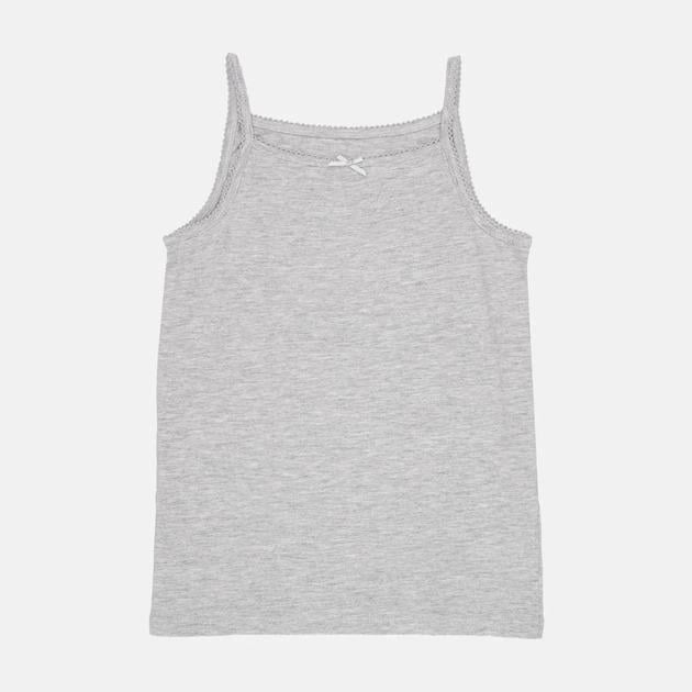 Майка H&M 464695 110-116 см Серый меланж