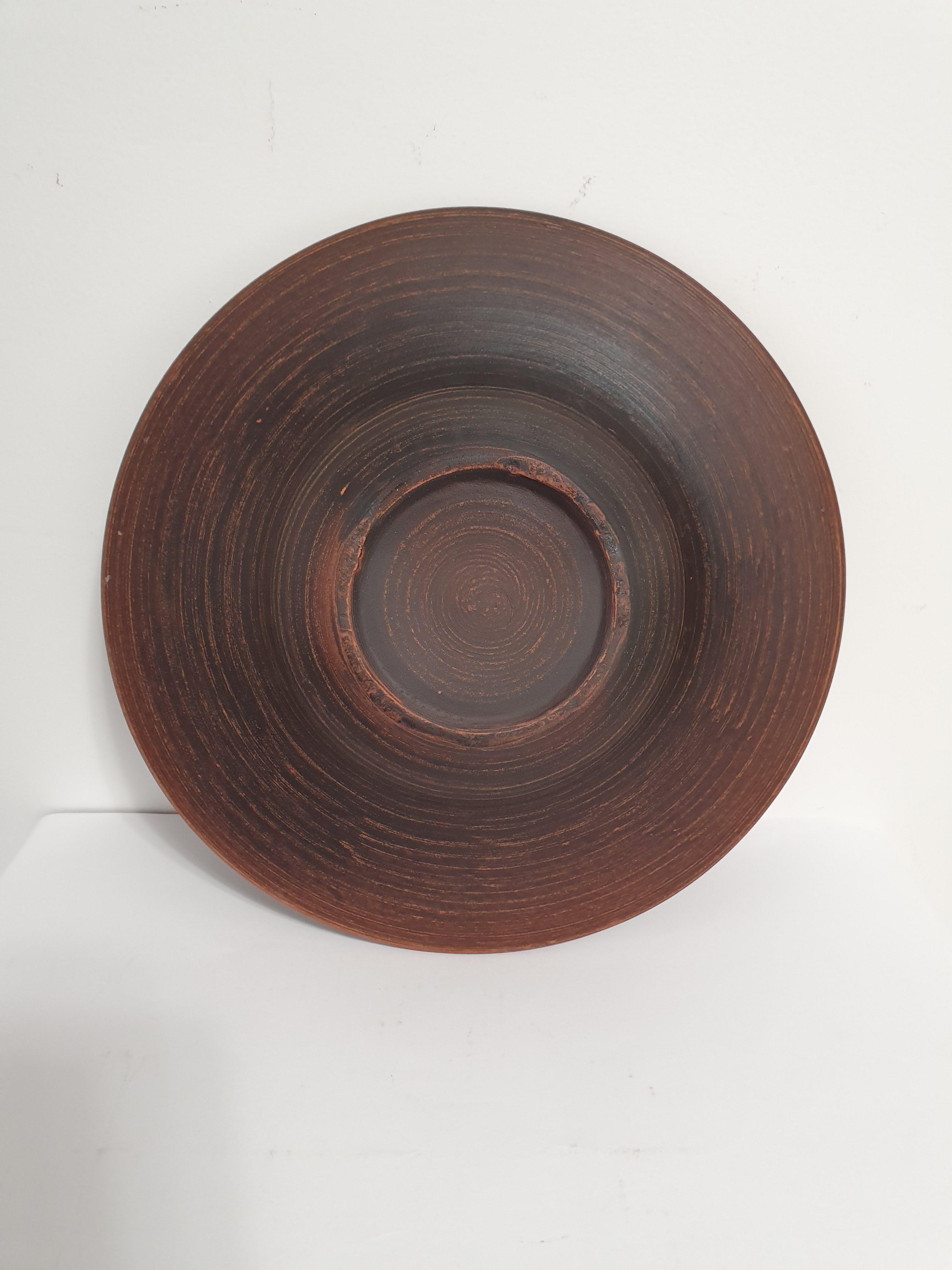 Тарілка для пасти і різотто з червоної глини (4007) - фото 2 Тарілка для пасти і різотто з червоної глини (4007) - фото 2