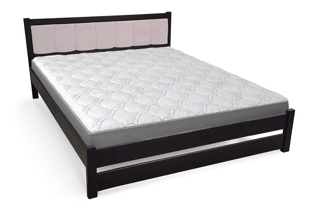 Кровать деревянная Эрика с мягким изголовьем 160х200 см