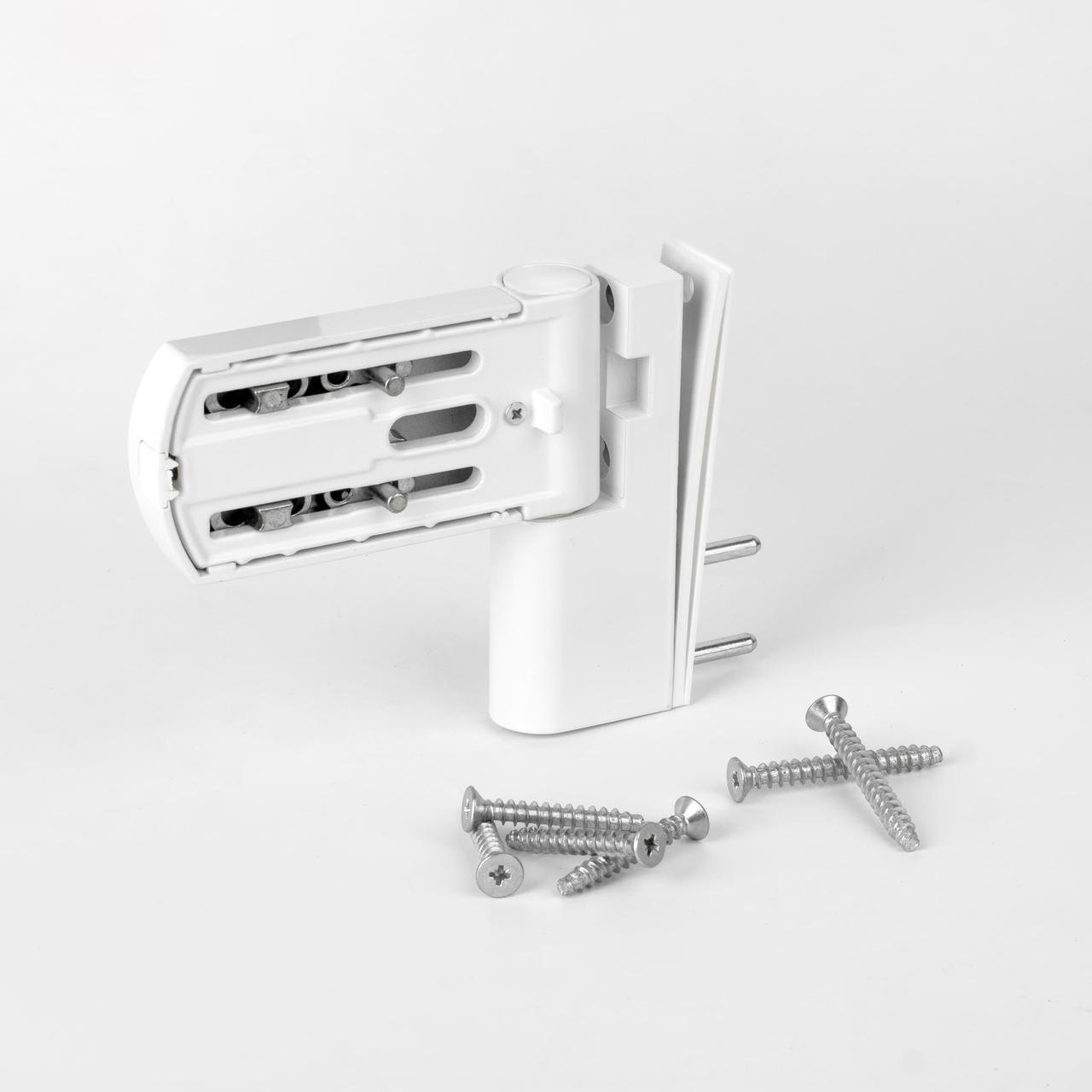 Петля дверна ASTEX AT27 3D для ПВХ дверей Білий (АТ27 RAL9016) - фото 4