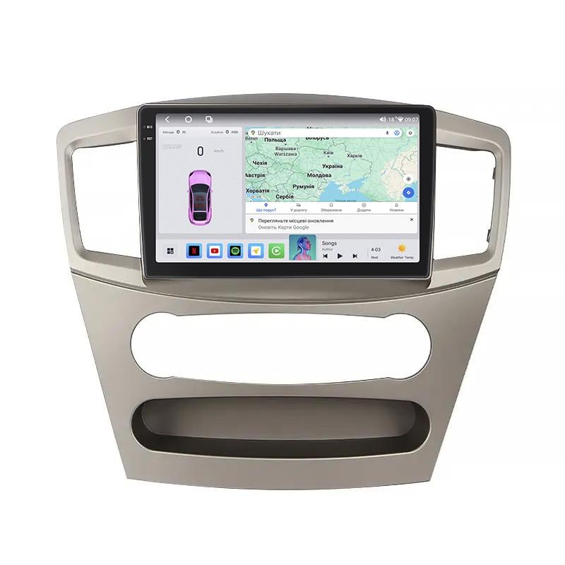 Автомагнитола Lesko для Mitsubishi Galant IX Рестайлин 2006 9" 4/64 QLED CarPlay 4G Wi-Fi GPS 360