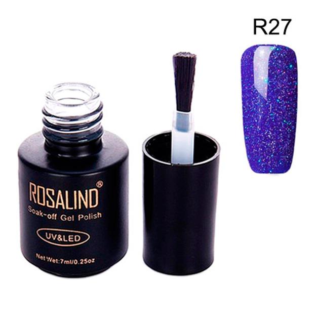Гель-лак для ногтей Rosalind 7 мл R27 Ежевика шиммер - фото 1