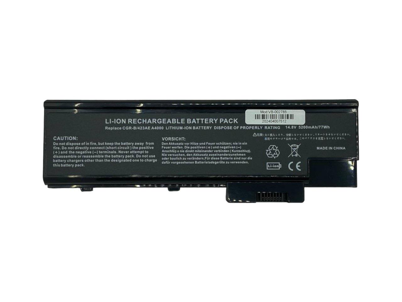 Акумулятор для ноутбука Acer QC192 Aspire 1410 14,8V 5200 mAh (002785)