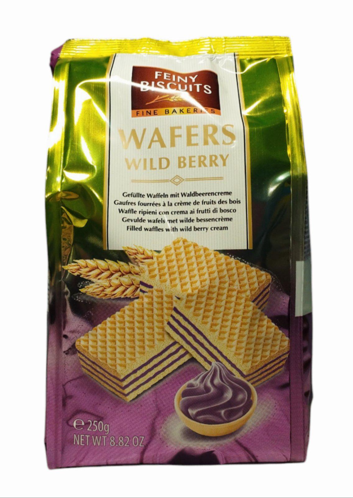 Вафли Feiny Biscuits с начинкой лесных ягод 250 г (59960) Вафли Feiny Biscuits с начинкой лесных ягод 250 г (59960)