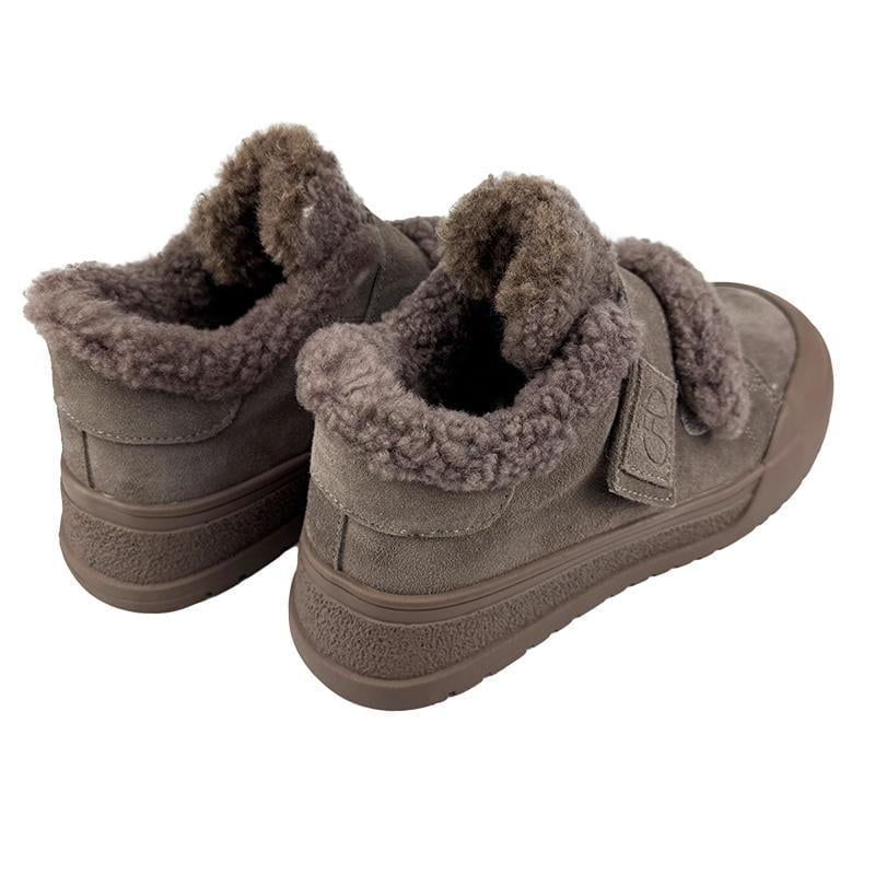 Угги женские замшевые на платформе 5092-3 p. 39 25 см Коричневый - фото 4