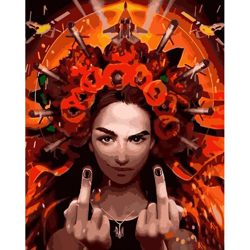 Картина по номерам Strateg Премиум Душа страны 40x50 см (GS891)