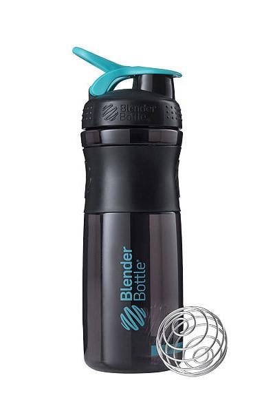 Шейкер спортивний Blender Bottle SportMixer 28 oz 820 мл Black/Teal - фото 1