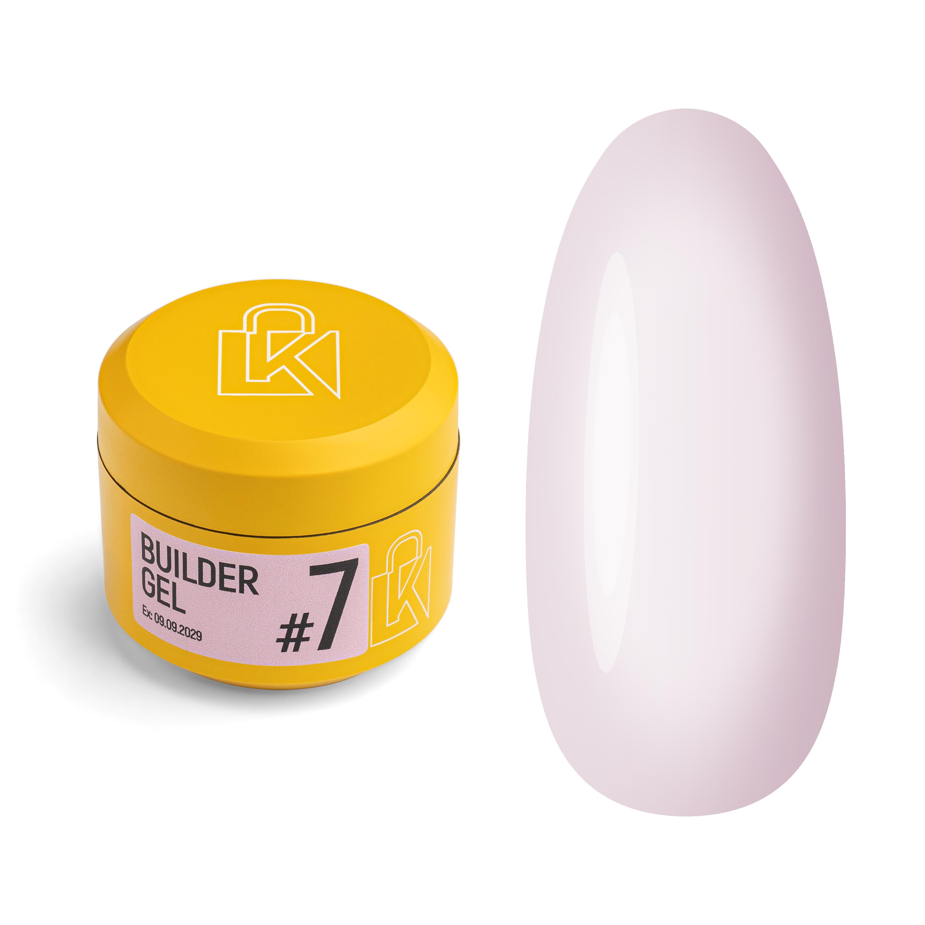 Гель для наращивания Kupiuviti Builder Gel №07 30 мл