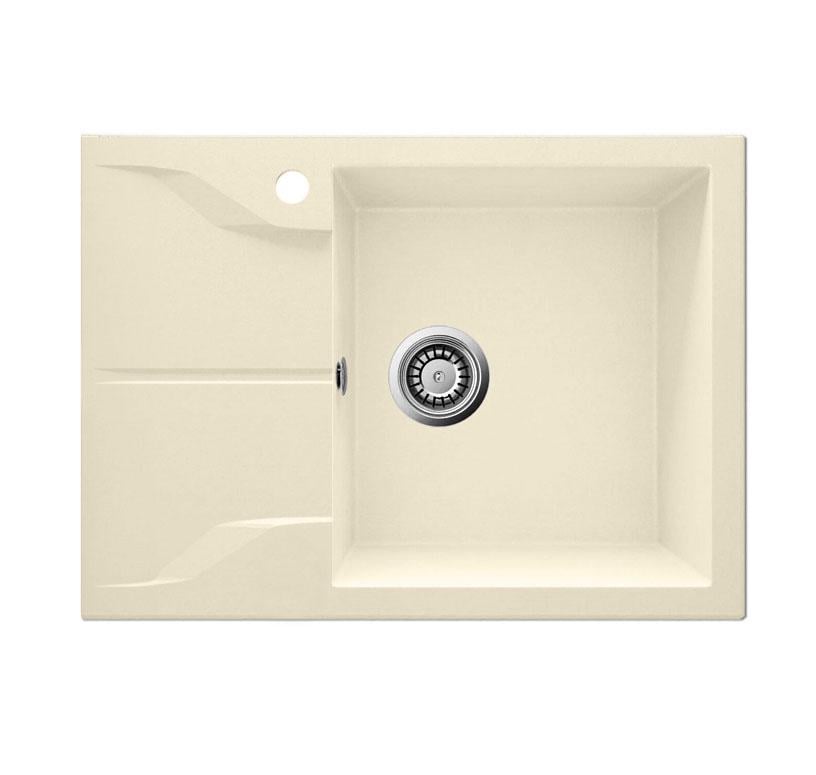 Мийка для кухні Stella Adamanta гранітна 60 см Бежевий (617)