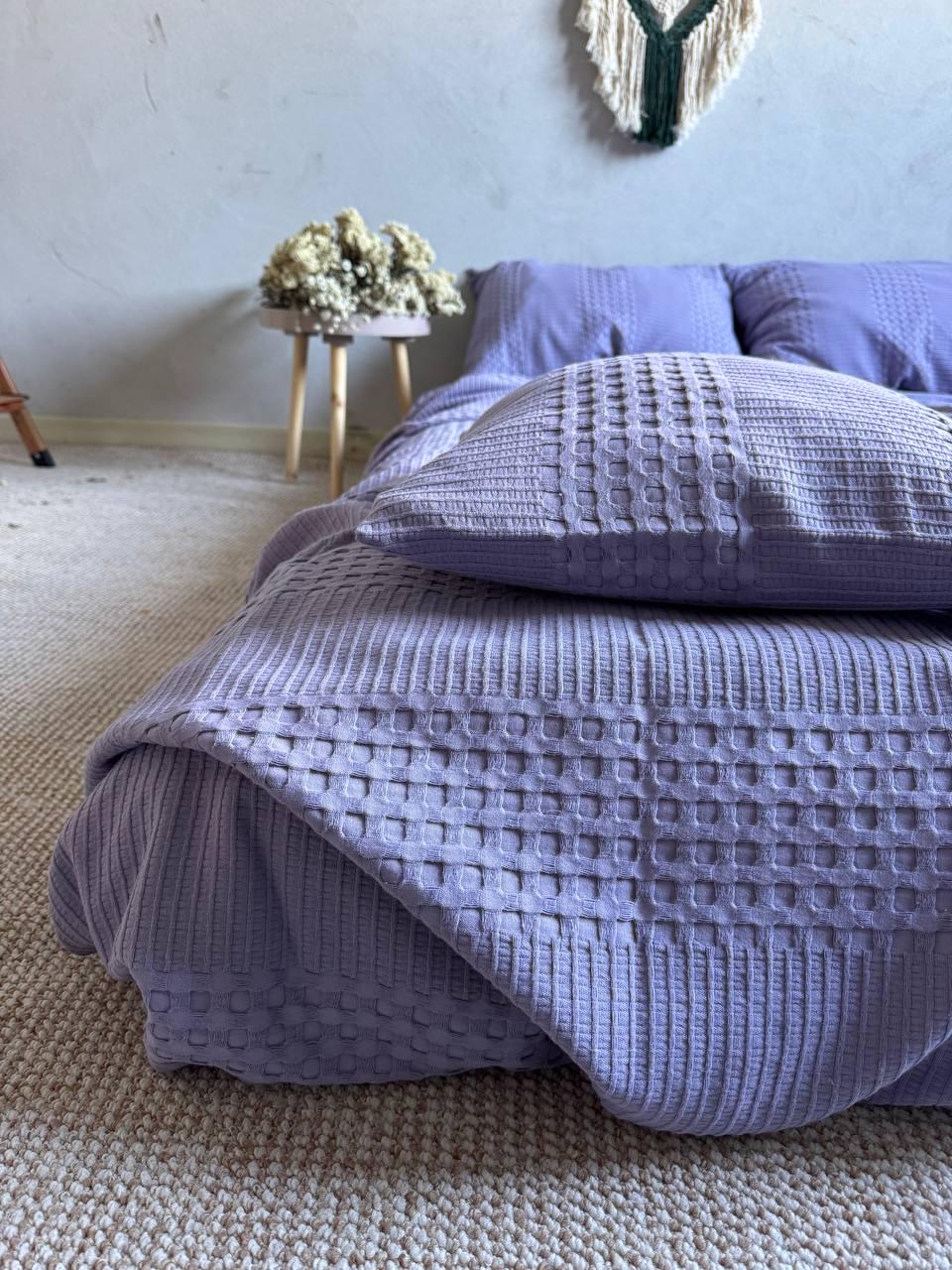 Покрывало вафельное ZEINTEX Марокко 200х230 см Лиловый (24668255) - фото 6 Покрывало вафельное ZEINTEX Марокко 200х230 см Лиловый (24668255) - фото 6