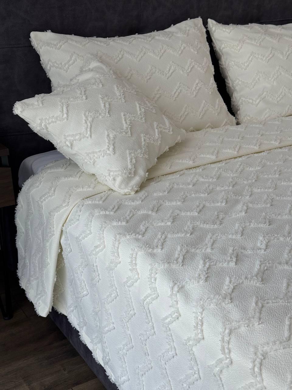 Покрывало Хельга 180x250 см Молочный (20774-2-180x250cm) - фото 7 Покрывало Хельга 180x250 см Молочный (20774-2-180x250cm) - фото 7