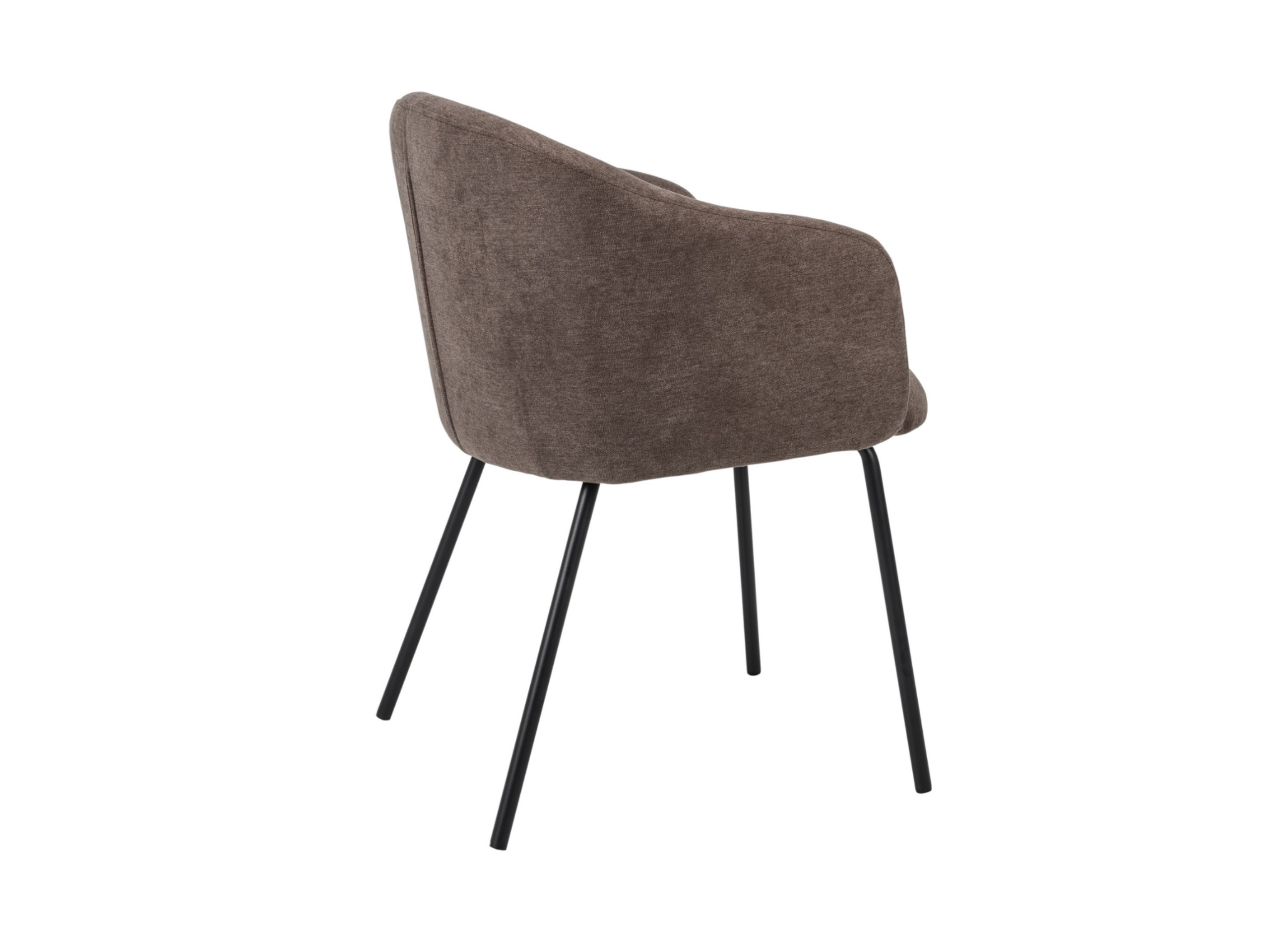 Стілець обідній Vetro Mebel Шоколад/Чорний (M-242) - фото 3 Стілець обідній Vetro Mebel Шоколад/Чорний (M-242) - фото 3