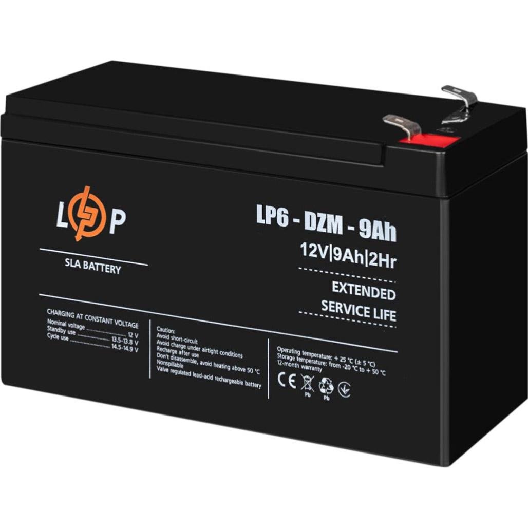 Акумулятор для ДБЖ LogicPower LP 6-DZM 12V/9 Ah (12654)